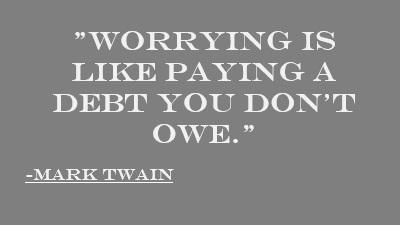 Worrying, Mark Twain